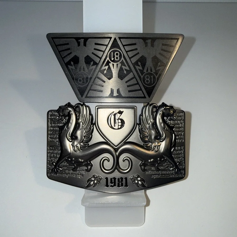 Belt Buckles Lot Of (2) GUESS Los Angeles Metal